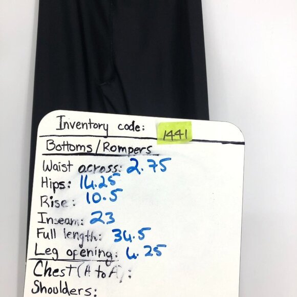 PE Nation black Strike Zone striped ankle leggings size M - Picture 12 of 13